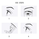 Maxbell Iron Eyelash Curling Humanized Handle Longlasting for All Eye Shapes Black