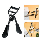 Maxbell Iron Eyelash Curling Humanized Handle Longlasting for All Eye Shapes Black