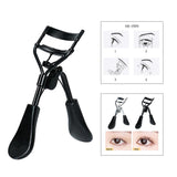 Maxbell Iron Eyelash Curling Humanized Handle Longlasting for All Eye Shapes Black