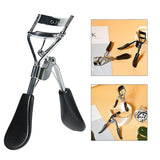 Maxbell Iron Eyelash Curling Humanized Handle Longlasting for All Eye Shapes Silver