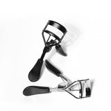 Maxbell Iron Eyelash Curling Humanized Handle Longlasting for All Eye Shapes Silver