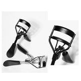 Maxbell Iron Eyelash Curling Humanized Handle Longlasting for All Eye Shapes Silver