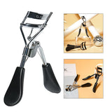 Maxbell Iron Eyelash Curling Humanized Handle Longlasting for All Eye Shapes Silver