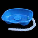 Maxbell In Bed Shampoo Hair Washing Basin Bathing Aid for Disabled Elderly Pregnancy Dark Blue 70cm