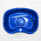 Maxbell In Bed Shampoo Hair Washing Basin Bathing Aid for Disabled Elderly Pregnancy Dark Blue 70cm