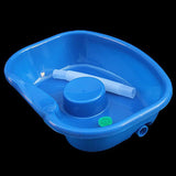 Maxbell In Bed Shampoo Hair Washing Basin Bathing Aid for Disabled Elderly Pregnancy Dark Blue 70cm