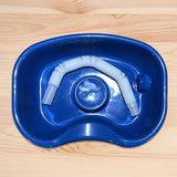 In Bed Shampoo Hair Washing Basin Bathing Aid for Disabled Elderly Pregnancy Dark Blue 150cm