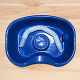 Maxbell In Bed Shampoo Hair Washing Basin Bathing Aid for Disabled Elderly Pregnancy Dark Blue 150cm