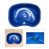 Maxbell In Bed Shampoo Hair Washing Basin Bathing Aid for Disabled Elderly Pregnancy Dark Blue 150cm