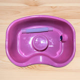 In Bed Shampoo Hair Washing Basin Bathing Aid for Disabled Elderly Pregnancy Pink 70cm