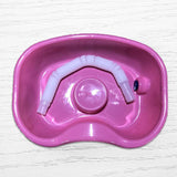 Maxbell In Bed Shampoo Hair Washing Basin Bathing Aid for Disabled Elderly Pregnancy Pink 150cm