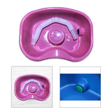 Maxbell In Bed Shampoo Hair Washing Basin Bathing Aid for Disabled Elderly Pregnancy Pink 150cm