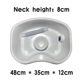 Maxbell In Bed Shampoo Hair Washing Basin Bathing Aid for Disabled Elderly Pregnancy White 70cm