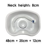 Maxbell In Bed Shampoo Hair Washing Basin Bathing Aid for Disabled Elderly Pregnancy White 150cm