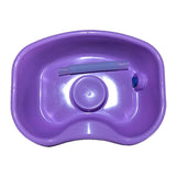 Maxbell In Bed Shampoo Hair Washing Basin Bathing Aid for Disabled Elderly Pregnancy Purple 70cm