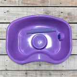 Maxbell In Bed Shampoo Hair Washing Basin Bathing Aid for Disabled Elderly Pregnancy Purple 70cm