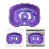 Maxbell In Bed Shampoo Hair Washing Basin Bathing Aid for Disabled Elderly Pregnancy Purple 70cm