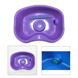 Maxbell In Bed Shampoo Hair Washing Basin Bathing Aid for Disabled Elderly Pregnancy Purple 70cm