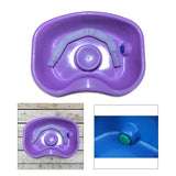 Maxbell In Bed Shampoo Hair Washing Basin Bathing Aid for Disabled Elderly Pregnancy Purple 150cm