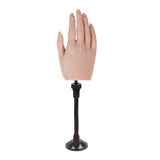 Maxbell Silicone Practice Hand for Acrylic Nails Movable Flexible Fake Hand  Style 1