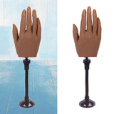 Maxbell Silicone Practice Hand for Acrylic Nails Movable Flexible Fake Hand  Style 4