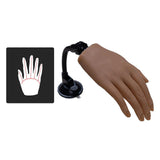 Maxbell Silicone Practice Hand for Acrylic Nails Movable Flexible Fake Hand  Style 5