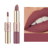 Maxbell 0.35 fl Oz Velvet Matte Liquid Lipstick Not Fade + Lip Gloss 01