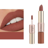 Maxbell 0.35 fl Oz Velvet Matte Liquid Lipstick Not Fade + Lip Gloss 02