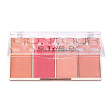 Maxbell Bronzer  Highlighter & Blush Bronzer Blush Makeup Palette Blusher Palette 04