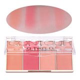 Maxbell Bronzer  Highlighter & Blush Bronzer Blush Makeup Palette Blusher Palette 04