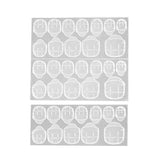 Maxbell Double-side Adhesive Sticker Transparent Nail Glue Art Decoration Tool 12pcs