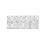 Maxbell Double-side Adhesive Sticker Transparent Nail Glue Art Decoration Tool 12pcs