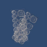 Maxbell Double-side Adhesive Sticker Transparent Nail Glue Art Decoration Tool 12pcs