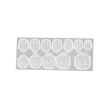 Maxbell Double-side Adhesive Sticker Transparent Nail Glue Art Decoration Tool 12pcs