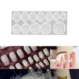 Maxbell Double-side Adhesive Sticker Transparent Nail Glue Art Decoration Tool 12pcs