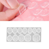 Maxbell Double-side Adhesive Sticker Transparent Nail Glue Art Decoration Tool 12pcs