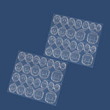 Maxbell Double-side Adhesive Sticker Transparent Nail Glue Art Decoration Tool 24pcs