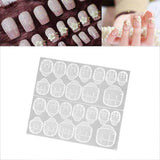 Maxbell Double-side Adhesive Sticker Transparent Nail Glue Art Decoration Tool 24pcs