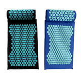 Maxbell Yoga Acupressure Mat Pillow Set Trigger Points Mats Pain Stress Relief Black