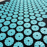 Maxbell Yoga Acupressure Mat Pillow Set Trigger Points Mats Pain Stress Relief Blue