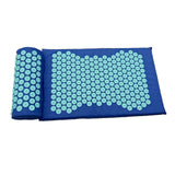 Maxbell Yoga Acupressure Mat Pillow Set Trigger Points Mats Pain Stress Relief Blue