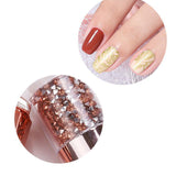 Dual-ended White Clear Silicone Nail Stamping Stamper & Scraper Set Gold