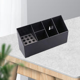Maxbell Hairdressing Tool Box Storage Case Shears Hair Scissor Rack Black