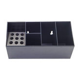 Maxbell Hairdressing Tool Box Storage Case Shears Hair Scissor Rack Black