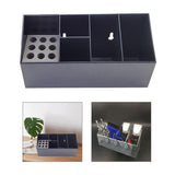 Maxbell Hairdressing Tool Box Storage Case Shears Hair Scissor Rack Black