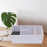 Hairdressing Tool Box Storage Case Shears Hair Scissor Rack White