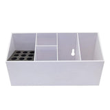 Maxbell Hairdressing Tool Box Storage Case Shears Hair Scissor Rack White