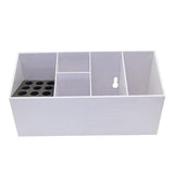Maxbell Hairdressing Tool Box Storage Case Shears Hair Scissor Rack White