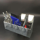 Maxbell Hairdressing Tool Box Storage Case Shears Hair Scissor Rack Marbling
