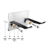 Maxbell Stainless Steel Wall Mount Storage Rack Hanger Blow Dryer Holder For Dyson